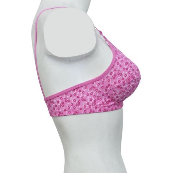 Printed Stretchable Cotton Bra Fn113 For Women