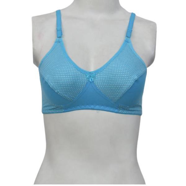 Printed Stretchable Cotton Bra For Women