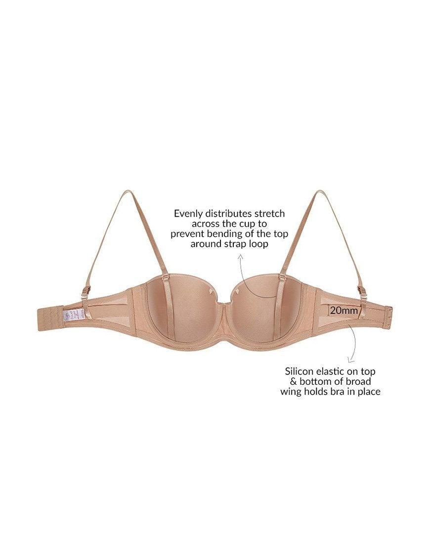 Priority Invisible Line Full-Coverage Padded Wired Strapless Bra