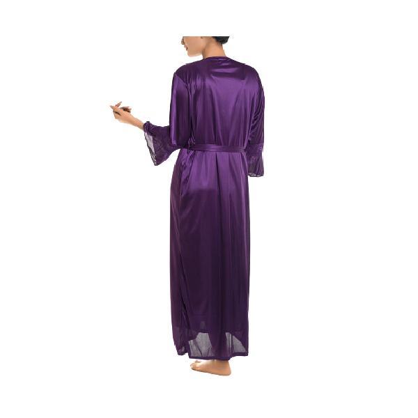 Purple Nighty Ladies Nightdress Long Nighty Set Best Sleepwear Loungewear Plus Size Long Nightgown