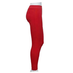 Red Warm Thermal Leggings For Women