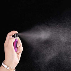 Refillable Mini Aluminum Perfume Spray Bottle – 5ml