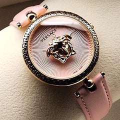 Round Dial Analog Branded Watch For Women