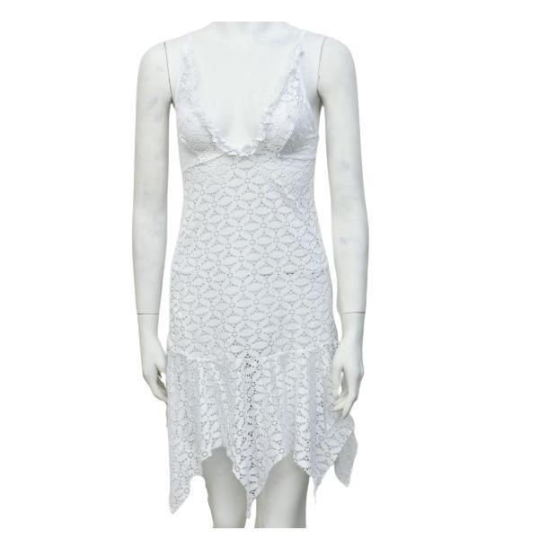 Semi Transparent Deep Plunge Nighty Women Sexy Bridal Honeymoon Nighty Online