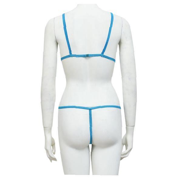 Sexy Bra Panty Set Fancy Net Bra Panty Set See Through Embroidered Bra Panty Combo