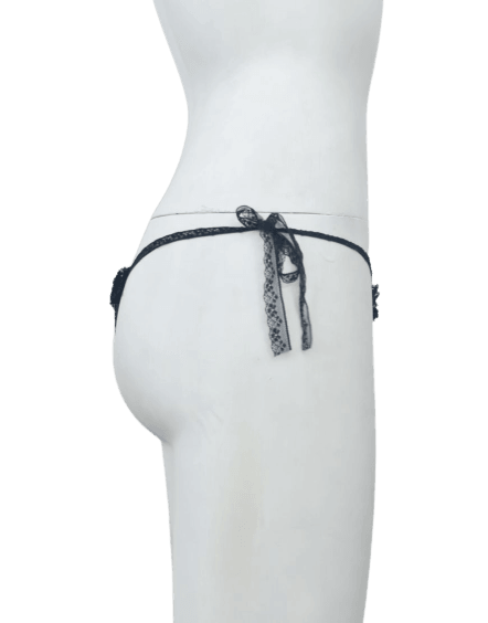 Sexy String Net & Lace Tie Up Thong G String Panty For Women