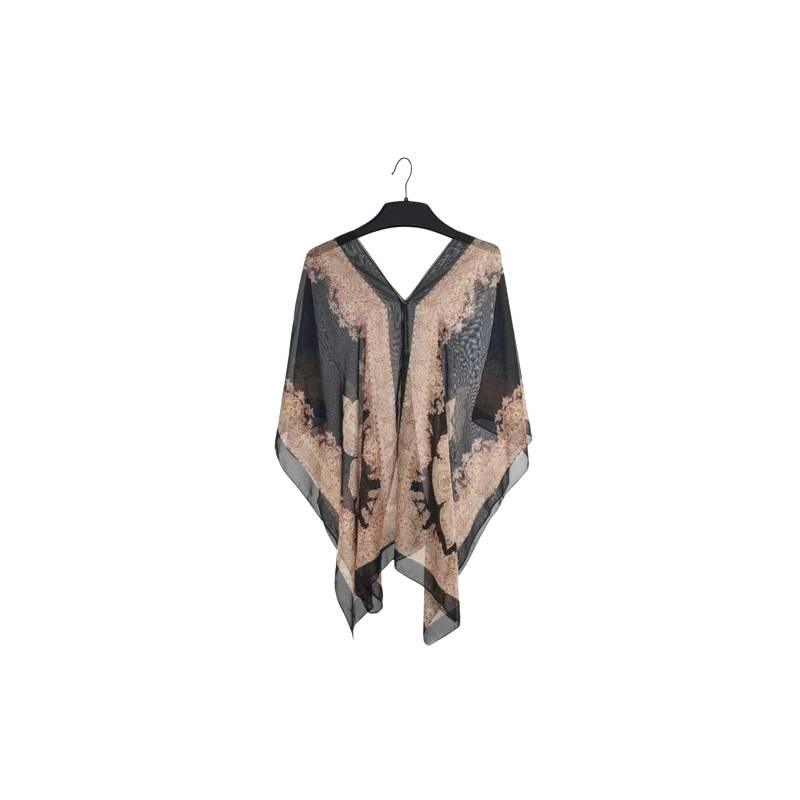 Short Poncho Dress poncho dress top Swim Cover-Up Poncho-Black Online in Pakistan