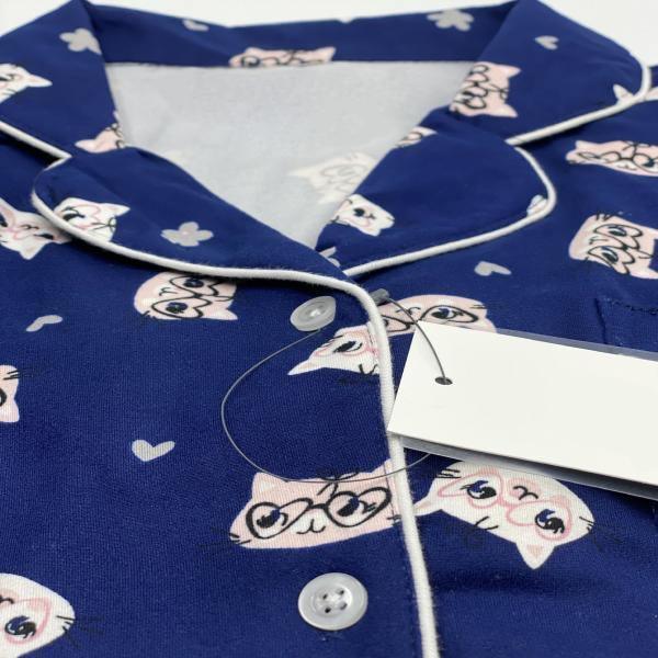 Siesta Finish Cat Print Shirt & PJ Set