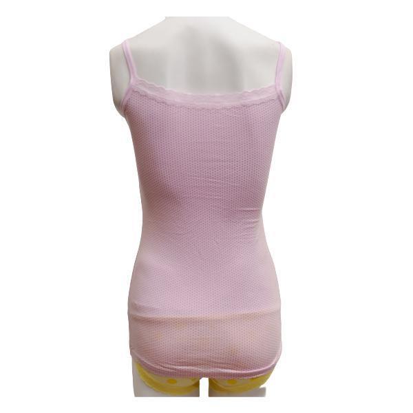 Soft & Stretchable Hip Length Cotton Dotted Camisole