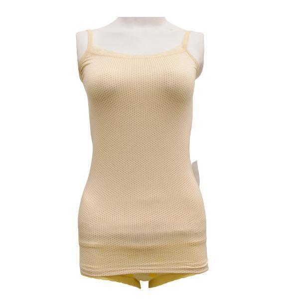 Soft & Stretchable Hip Length Cotton Dotted Camisole