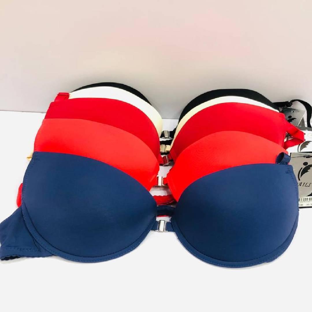 Buy Women Sexy Solid Color Seamless Wavy Breathable Push Up Bra at Lowest  Price in Pakistan