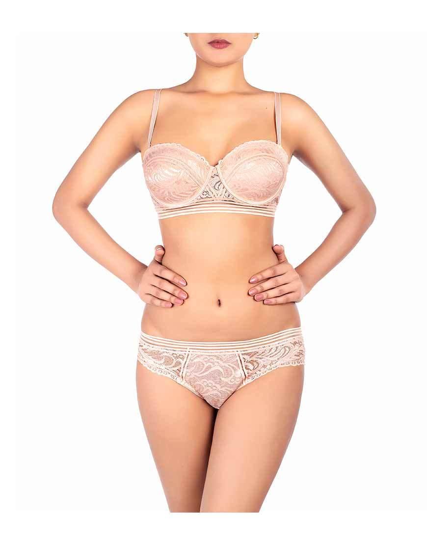 Sparkle Lace Bra-Panty Set