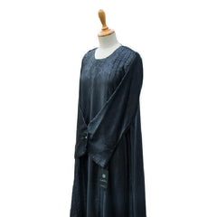 Stipes Style Maxi Abaya For Women