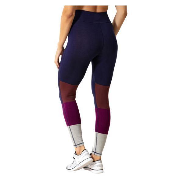 Stretchable Cotton Color Block Tights