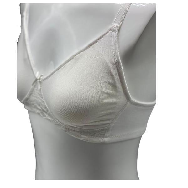 Stretchable Cotton Double layered Classic Bra Non-padded double layered Bra For Women