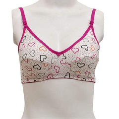 Stretchy Cotton Heart Summers Bra