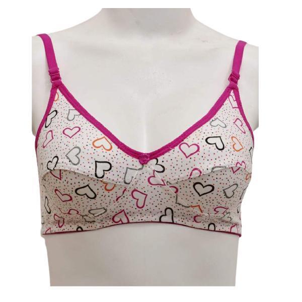 Stretchy Cotton Heart Summers Bra