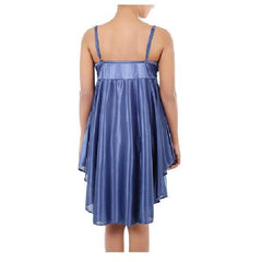 Stretchy Material Sleeveless Short Nighty