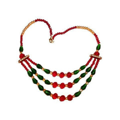 Stylish 2 Colored Pearl Beads Necklace