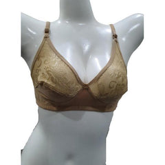 Stylish Lace Embroidery Bra For Women