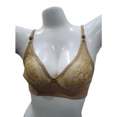 Stylish Lace Embroidery Bra For Women