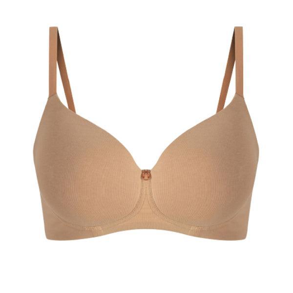 T shirt Bra With Broad Smooth Wings| Wireless Padded Bra | Cotton Everday Tshirt Bra