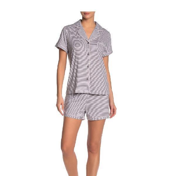 TAHARI Button Down Top And Short Set
