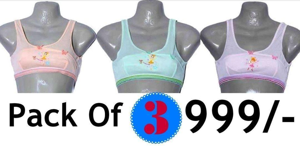 Training Bras for Girls Pack Of 3 Baby Bra Training Bras for Tweens