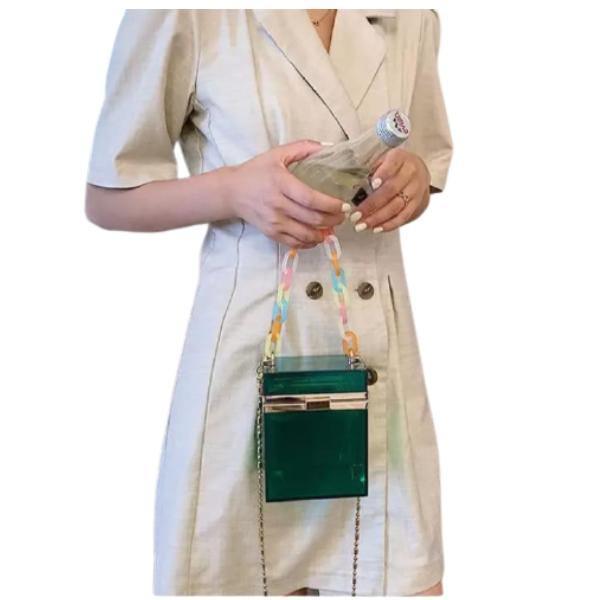 Transparent Acrylic Crossbody Bag For Women