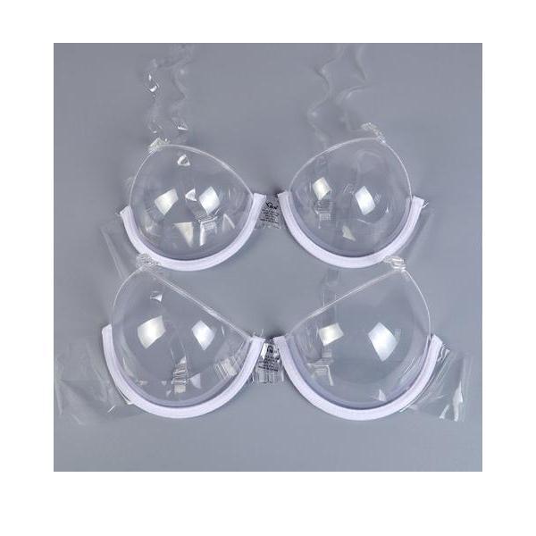Bras for women clearance transparent clear bra invisible strap plastic