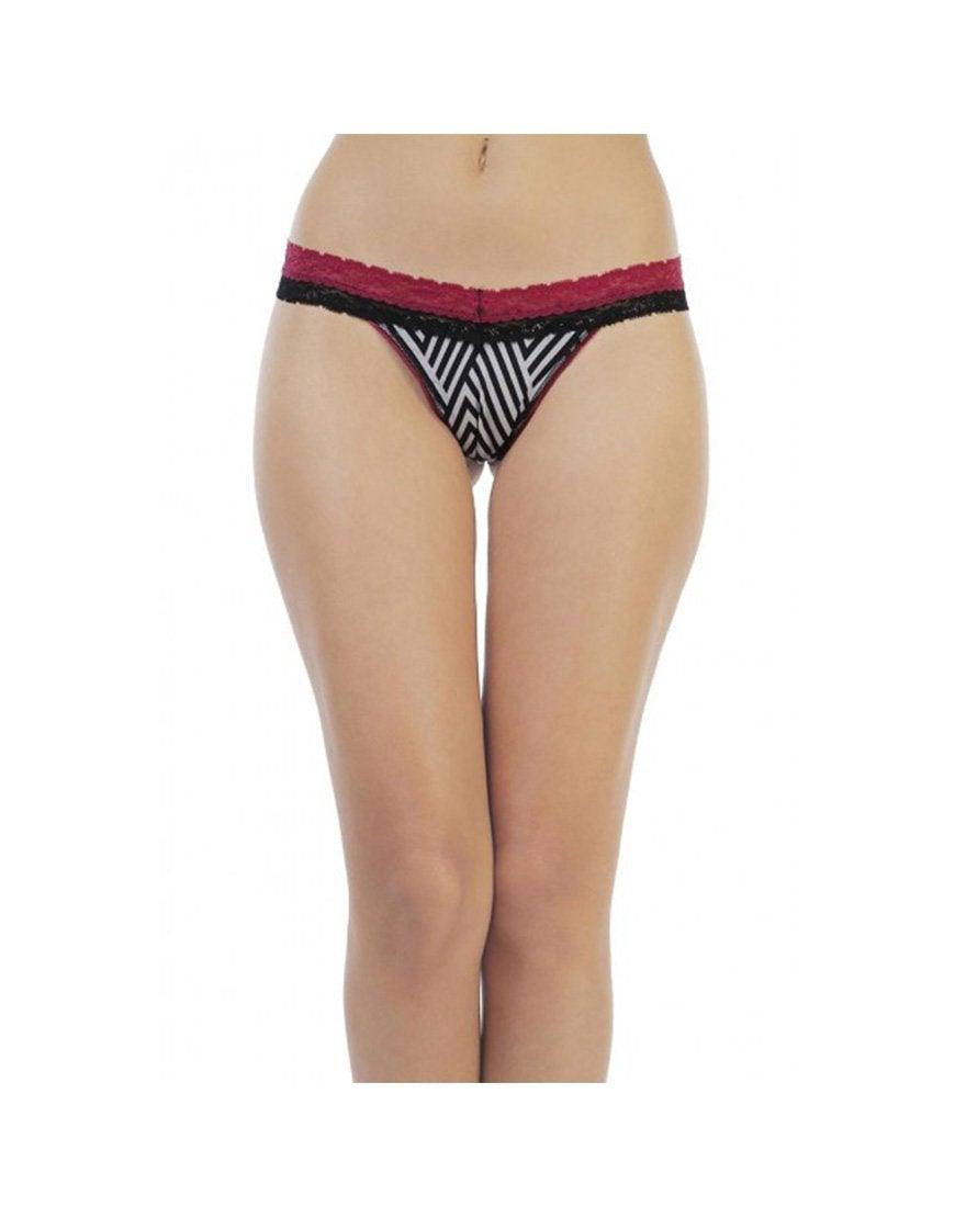 Ultra Soft In Sheer Mesh Thong (Pack of 3)