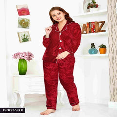 Velvet Long Sleeved Shirt Pajama Set Homewear Sleepwear For Women Winter Sleepwear