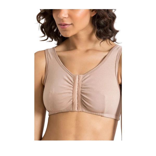 Wire-free Darted Cup Front Open Bra
