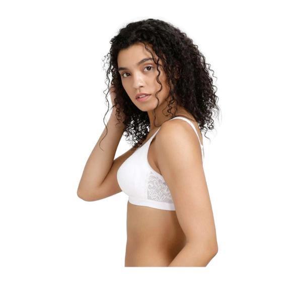 Wire-Free Support Bra With Touch Of Lace