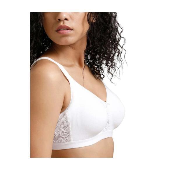 Wire-Free Support Bra With Touch Of Lace