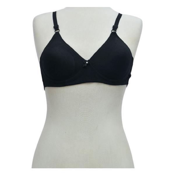 Wirefree Padded Bra Classic Matching Bra Best Cotton Bra for Everyday Comfy Bra