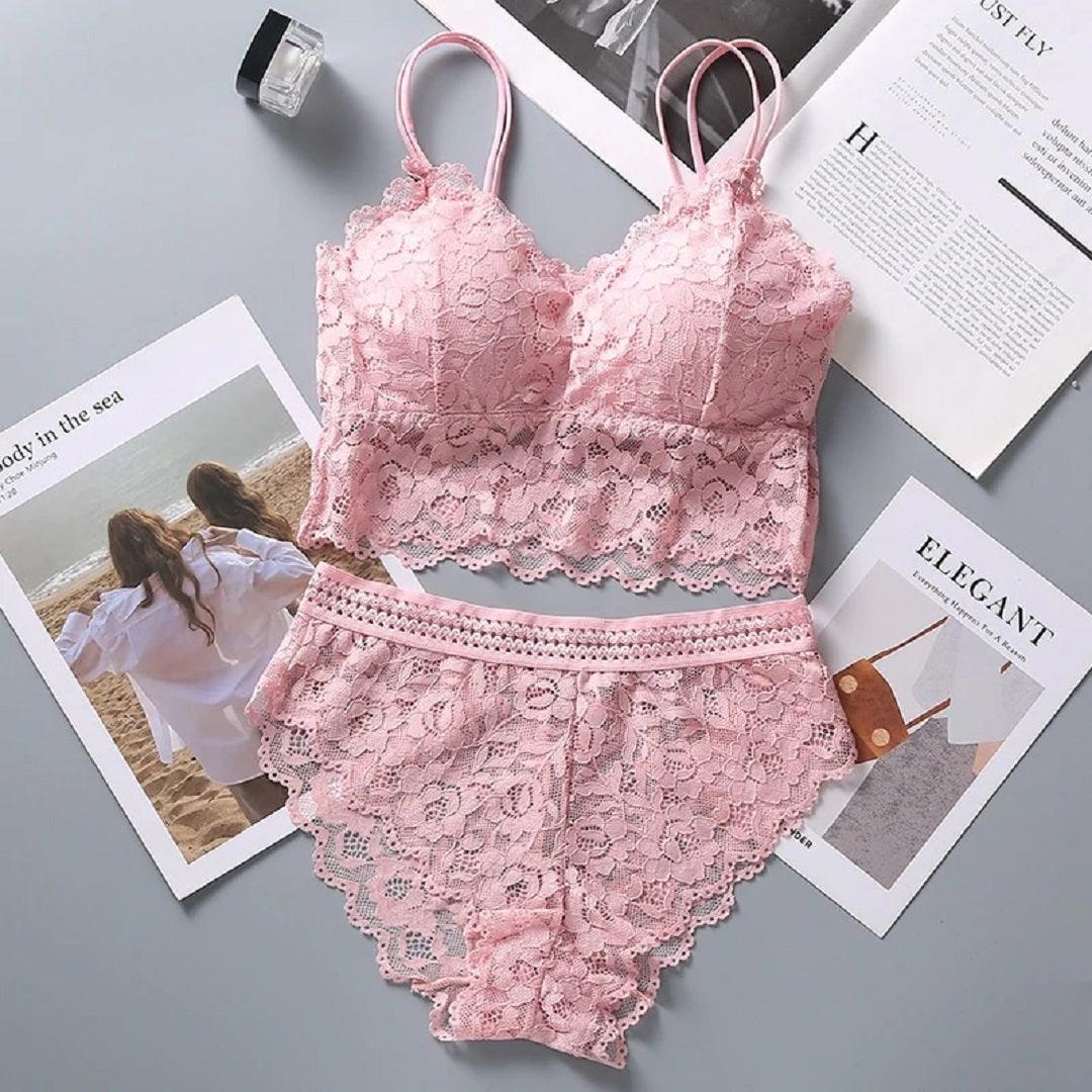  Womens Lace Bra And Panty Set Sexy Lingerie Set 2