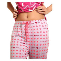 Women Sleeveless Tank Top Capri Pajama Set Girls Summer Sleeveless Tank Top & Capri Pant Set